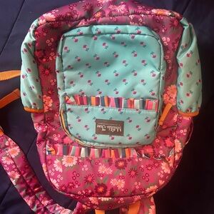 Matilda Jane Floral Kids Backpack - Pink and Teal